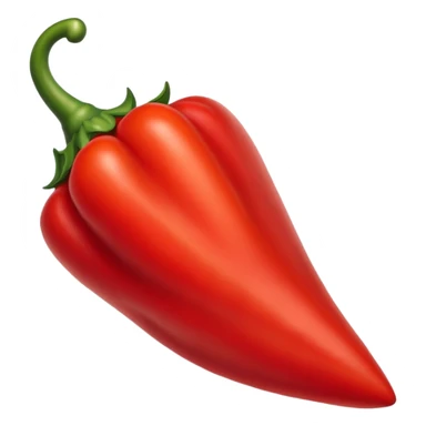pointy red pepper sticker