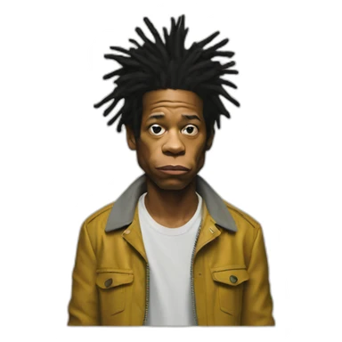 basquiat sticker