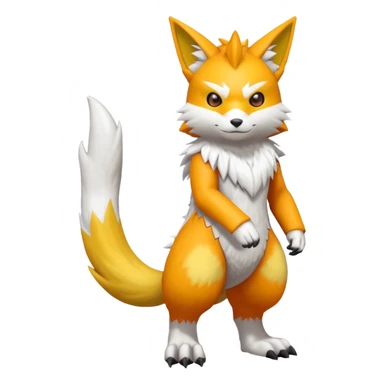 Lombax-Renamon full body sticker