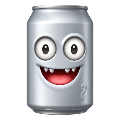white monster canned drink sticker