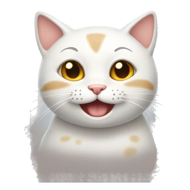 cute grin cat sticker
