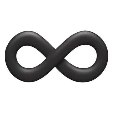 Infinity symbol sticker