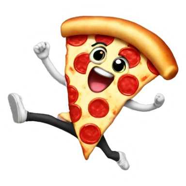 Dancing pizza  sticker