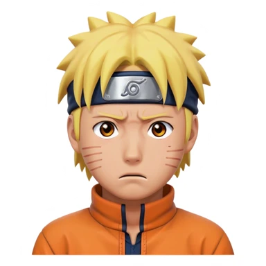 Sad Naruto emoji sticker