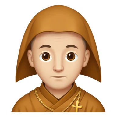 Orthodox monk sticker