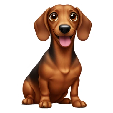 sausage dog sticker