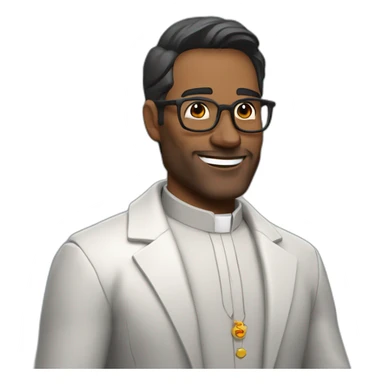 Pastor aleman disfrazado de superman sticker