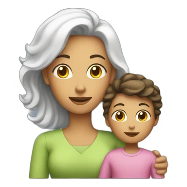 mom with child sticker