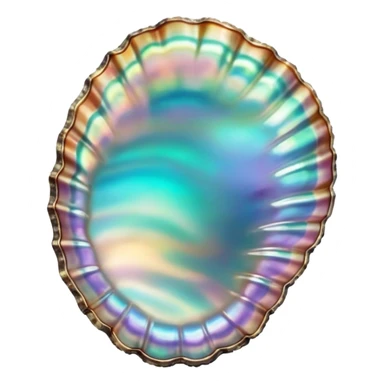 abalone shell sticker