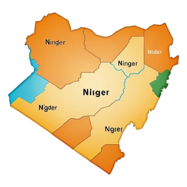 Niger  sticker