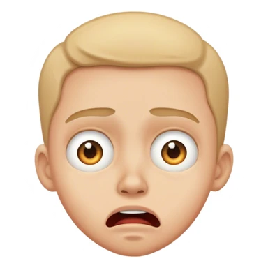 Person scared  sticker