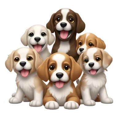 puppies sticker
