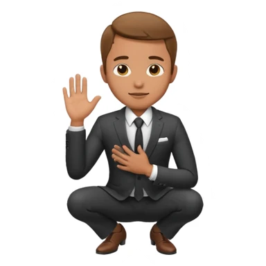 man kneeling and asking for marriage sticker