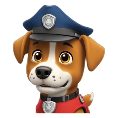 Marshall paw patrol sticker