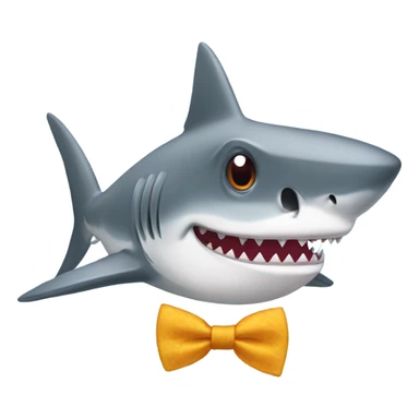 Shark with accessories  sticker