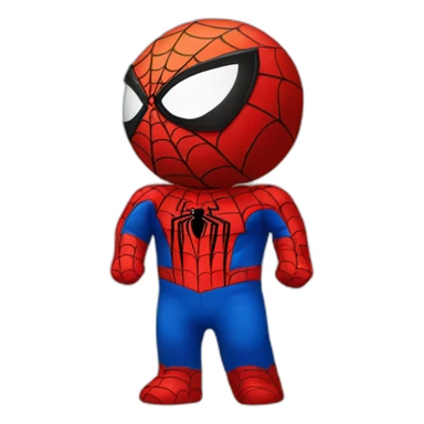 spiderman round emoji sticker