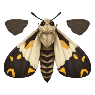 Deathhead moth sticker