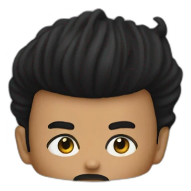 the weeknd head starboy sticker