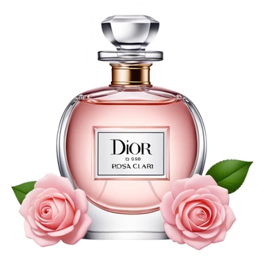 Perfume Rosa claro dior sticker