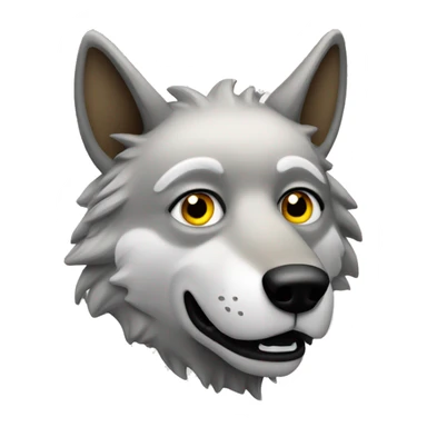 stupid silly bank wolf sticker