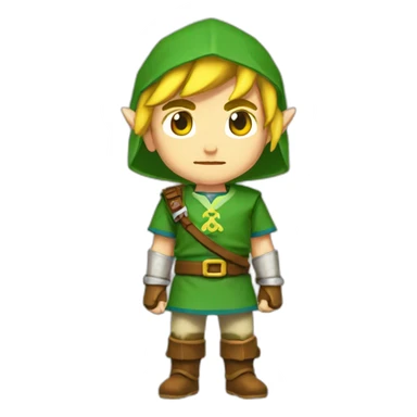 link-from-zelda-tears-of-the-kingdom sticker