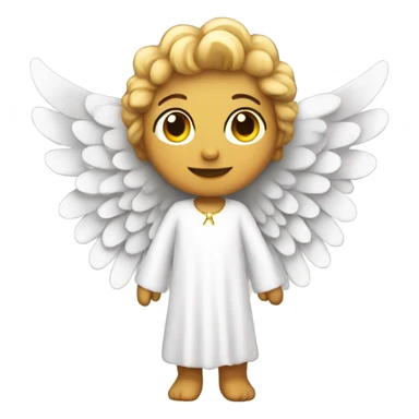 Angel with wings  sticker