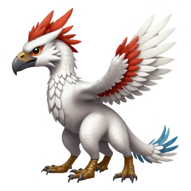 Trico-Gryphon-Reshiram-Latias-Silvally-fusion-creature (full body) sticker