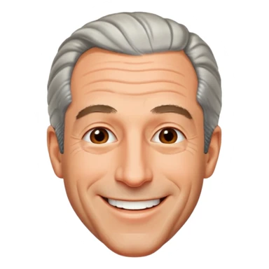 Jeffrey Epstein trying not to laugh sticker
