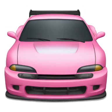 front view drift car  sticker