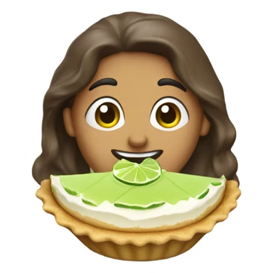Key lime pie sticker