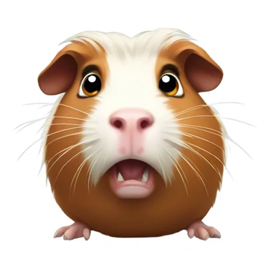 Angry giant guinea pig sticker