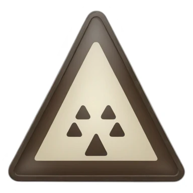 warning triangle sign sticker