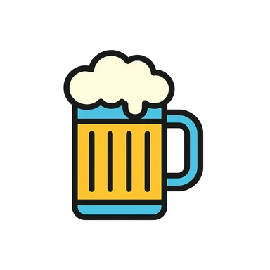 beer mug sticker
