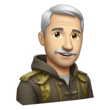  very russian man with vodka sticker