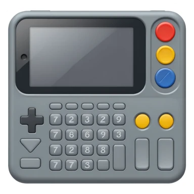 handheld console 1990s sticker