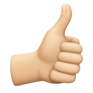 Hand poitning pointer and middle finger and thumb up  sticker