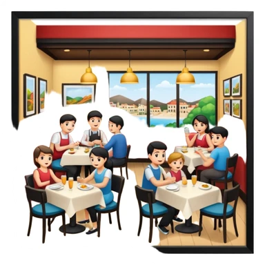 el restaurante sticker