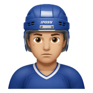 Hockey Player sticker