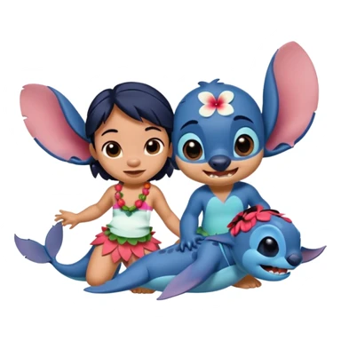 Lilo and stitch sticker