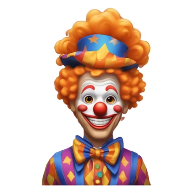 Donald Trump clown sticker