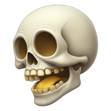  happy skull sticker