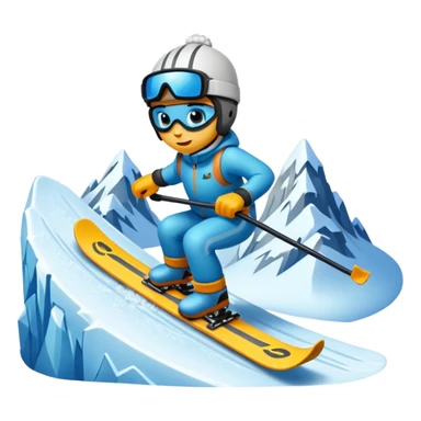 Ski resort kicker sticker