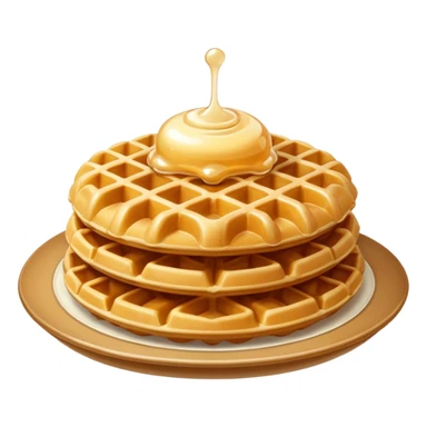 Bubble waffle sticker