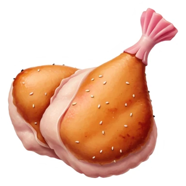 raw chicken thigh sticker