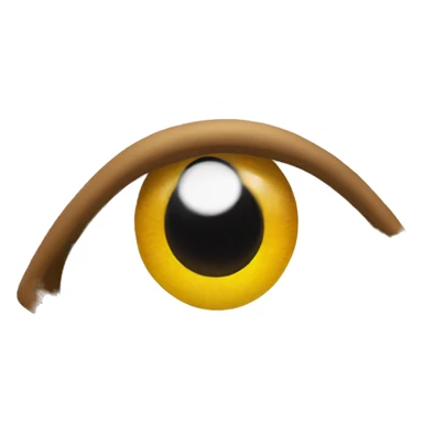 Rolling eye  sticker