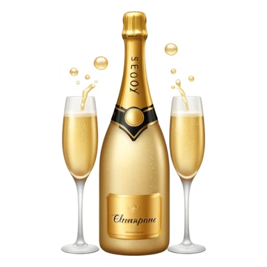 ace champagne sticker