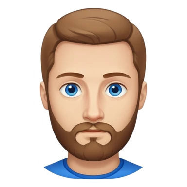 славянин, православный, русый, с бородой и голубыми глазами sticker