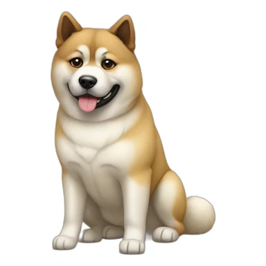 American akita sticker