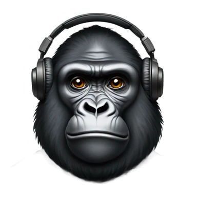 Gorilla dj sticker