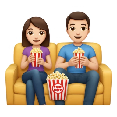 Netflix and Chill (and popcorn) sticker